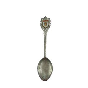 Vintage Dubrovnik Souvenir Collectors Spoon Silver Plated Decorative Crest Desig
